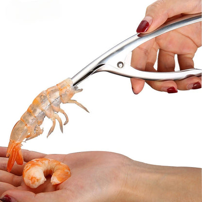 Kitchen Accessories Shrimp Peeler Stainless Steel Seafood Cooking Tools Creative Convenient Shrimp Peel Device Kitchen Gadgets.
