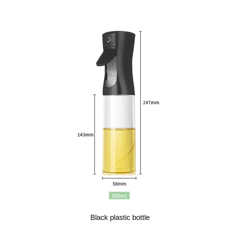 Press-type Oil Spray Bottle 200/300/500ML Kitchen Cooking Oil Sprayer Outdoor Barbecue Oil Spray Bottle Vinegar Soy Sauce.