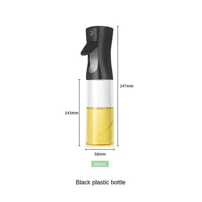 Press-type Oil Spray Bottle 200/300/500ML Kitchen Cooking Oil Sprayer Outdoor Barbecue Oil Spray Bottle Vinegar Soy Sauce.
