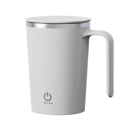 Electric Mixing Cup - Automatic Stirring Coffee Mug with a Lazy Rotating Magnetic Design