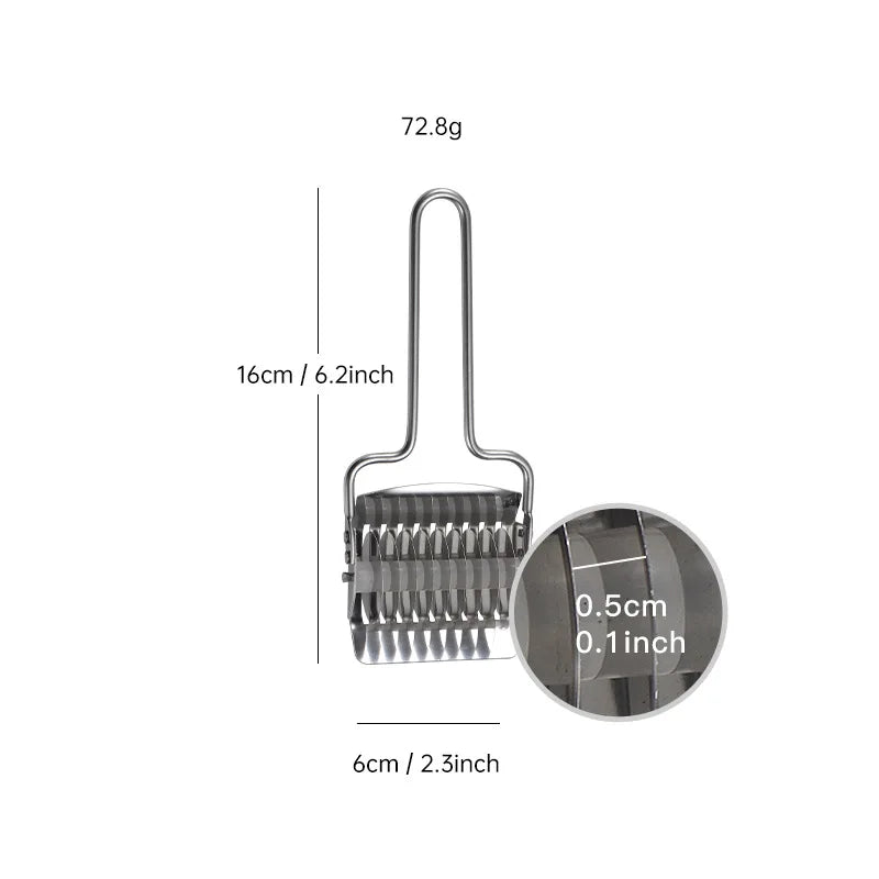 Stainless Steel Manual Spaghett Cutter Pasta Machine DIY Dough Noodles Maker Ginger Garlic Roll Crusher Kitchen Cooking Gadgets.