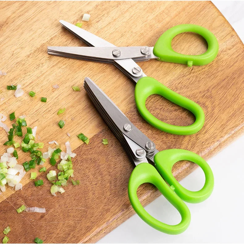 Multipurpose Stainless Steel Kitchen Scissors for Pepper Preparation - Cooking Tool