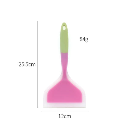 Integrated Silicone Spatula Non Stick Wide Mouth Tamagoyaki Shovel Beef Meat Egg Frying Cooking Tool Kitchen Gadgets.