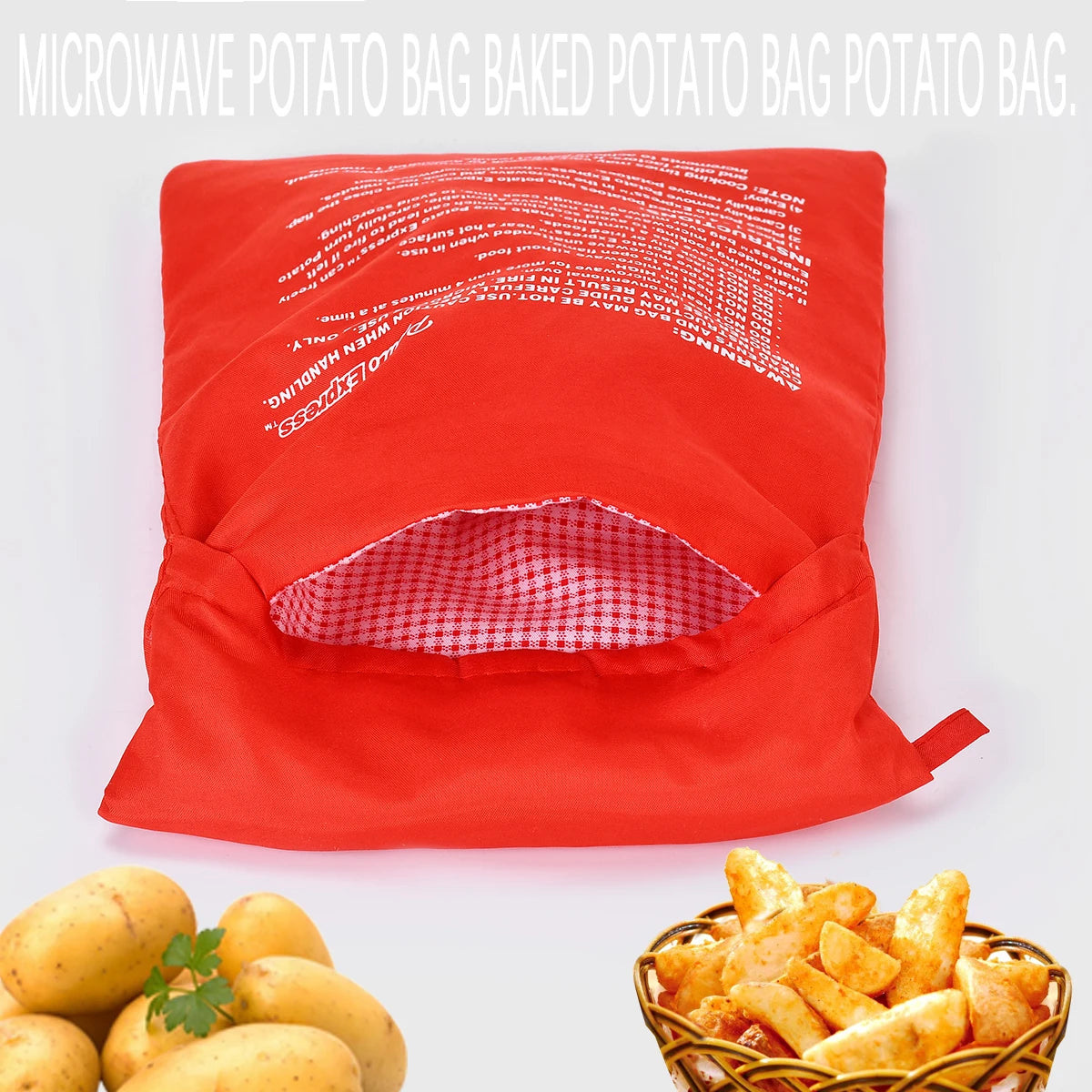 Reusable Microwave Oven Potato Bag.
