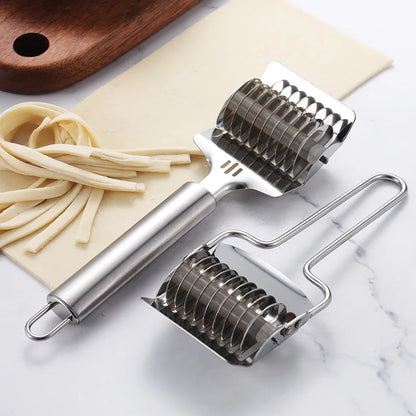 Stainless Steel Manual Spaghett Cutter Pasta Machine DIY Dough Noodles Maker Ginger Garlic Roll Crusher Kitchen Cooking Gadgets.