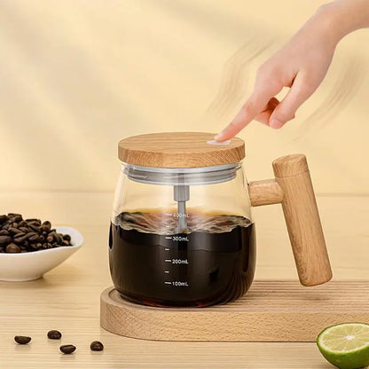 Self-Stirring Electric Coffee Cup with Protein Powder Mixing Function