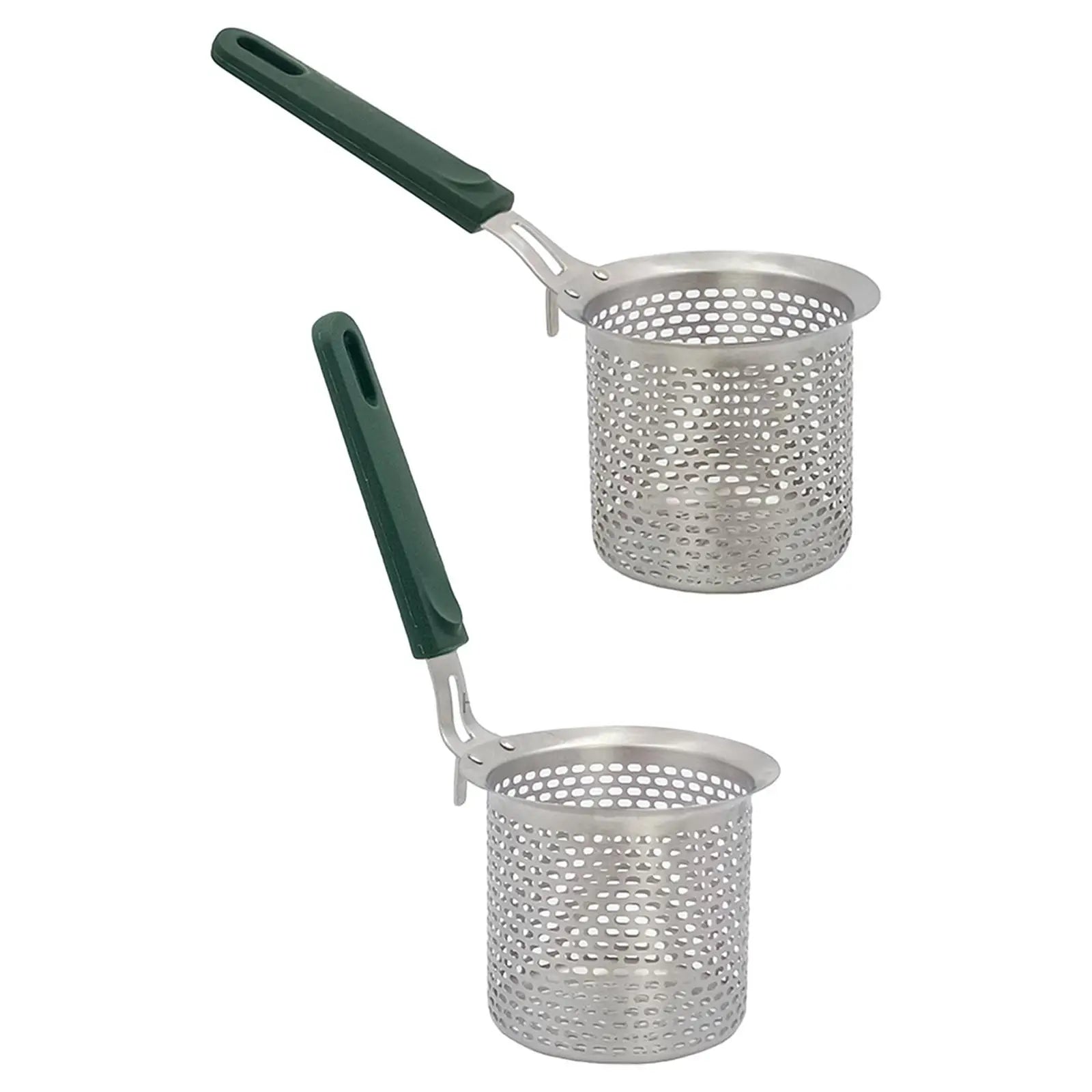Mesh Pasta Strainer with Handle.