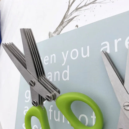 Multipurpose Stainless Steel Kitchen Scissors for Pepper Preparation - Cooking Tool