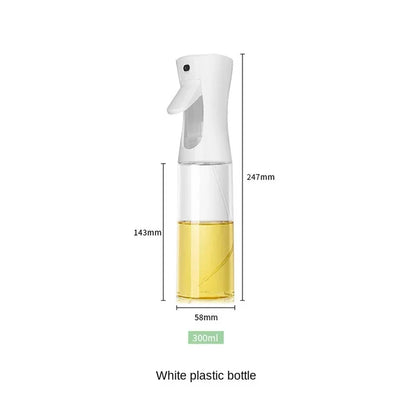 Press-type Oil Spray Bottle 200/300/500ML Kitchen Cooking Oil Sprayer Outdoor Barbecue Oil Spray Bottle Vinegar Soy Sauce.