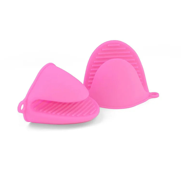 Thicken Silicone Anti-Hot Gloves Microwave Oven Glove Insulation Non Stick Anti-slip Grips Bowl Pot Clips Kitchen Cooking Gadget.