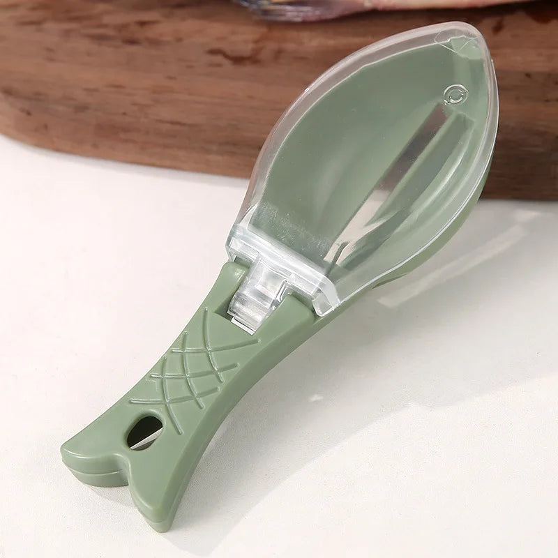 New Kitchen Accessories Cozinha Fish Scale Remover Knife Cleaning Peeler Practical Kitchen Supplies Cooking Home Gadgets.