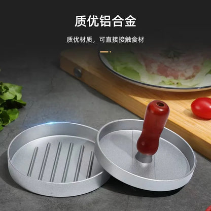 12CM Hamburger Maker Press Chopped Steak Meat Smasher Cutlet Mold Croquettes Kitchen Cooking Tool Hamburgueria Diner Accessories.