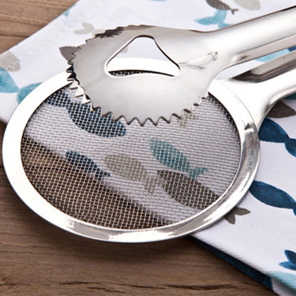 Kitchen Accessories Multifunction Stainless Steel Sieve Filter Spoon Fried Food Oil Strainer Clip Handheld Cooking Tools Gadgets.