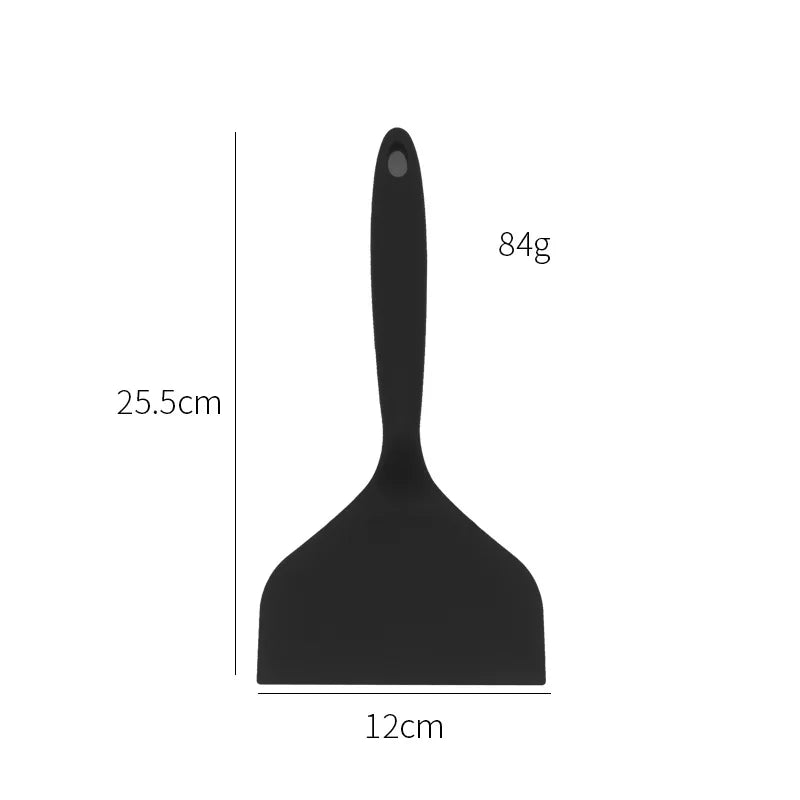 Integrated Silicone Spatula Non Stick Wide Mouth Tamagoyaki Shovel Beef Meat Egg Frying Cooking Tool Kitchen Gadgets.
