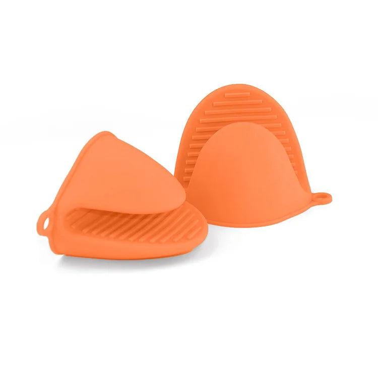 Thicken Silicone Anti-Hot Gloves Microwave Oven Glove Insulation Non Stick Anti-slip Grips Bowl Pot Clips Kitchen Cooking Gadget.