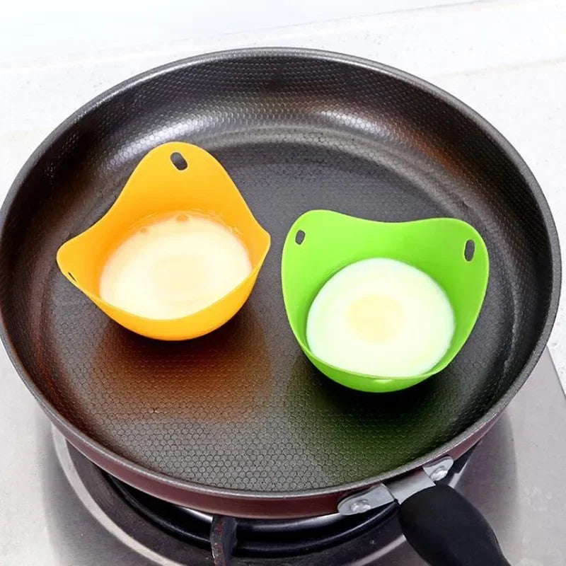 Silicone Egg Poaching Pods.