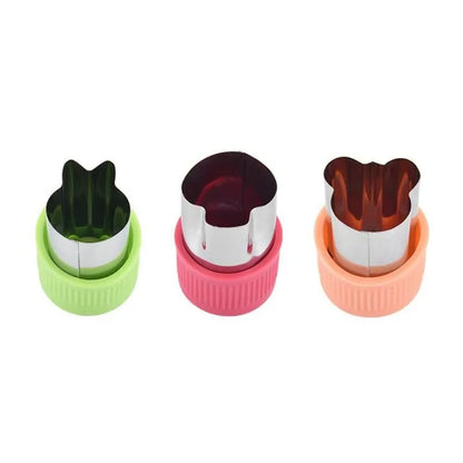 Plastic Handle Vegetable Cutter - Shapes