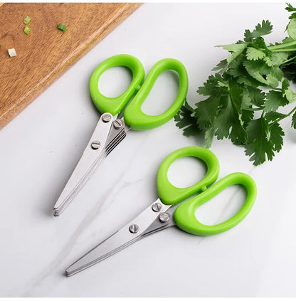 Multipurpose Stainless Steel Kitchen Scissors for Pepper Preparation - Cooking Tool