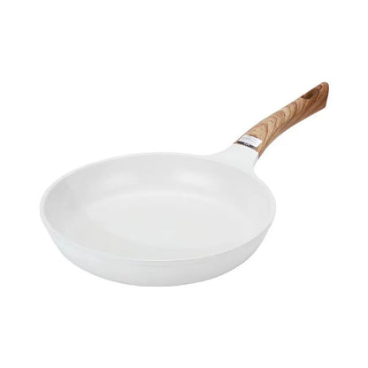 Non-Stick Ceramic Wok Frying Pan - Breakfast Omelette Maker Pan for Eggs Pancakes and Steaks