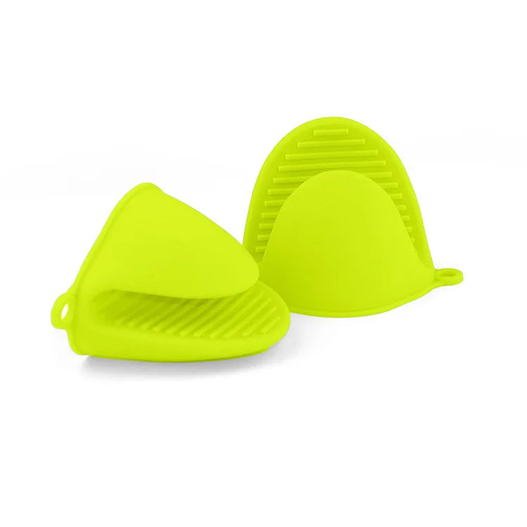 Thicken Silicone Anti-Hot Gloves Microwave Oven Glove Insulation Non Stick Anti-slip Grips Bowl Pot Clips Kitchen Cooking Gadget.