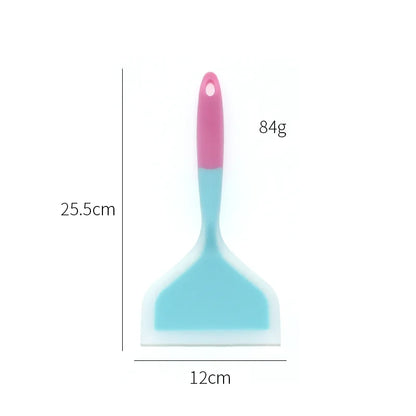 Integrated Silicone Spatula Non Stick Wide Mouth Tamagoyaki Shovel Beef Meat Egg Frying Cooking Tool Kitchen Gadgets.