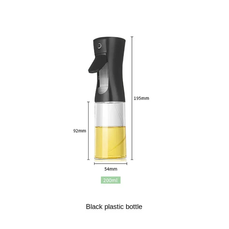 Press-type Oil Spray Bottle 200/300/500ML Kitchen Cooking Oil Sprayer Outdoor Barbecue Oil Spray Bottle Vinegar Soy Sauce.