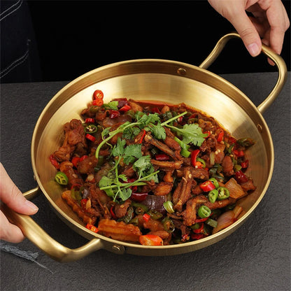 Stainless Steel Seafood Rice Pot - Cookware for Paella and Snacks