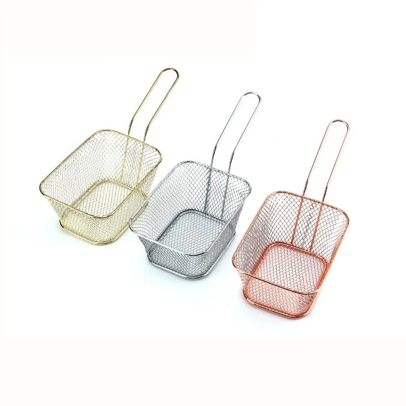 Mini Snack N' Fries Mesh Baskets.