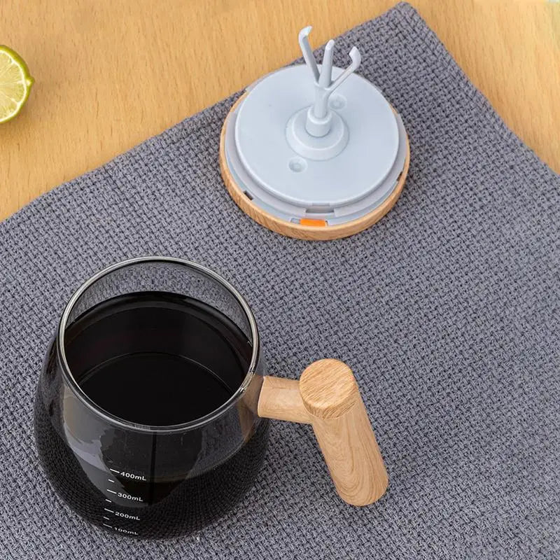 Self-Stirring Electric Coffee Cup with Protein Powder Mixing Function