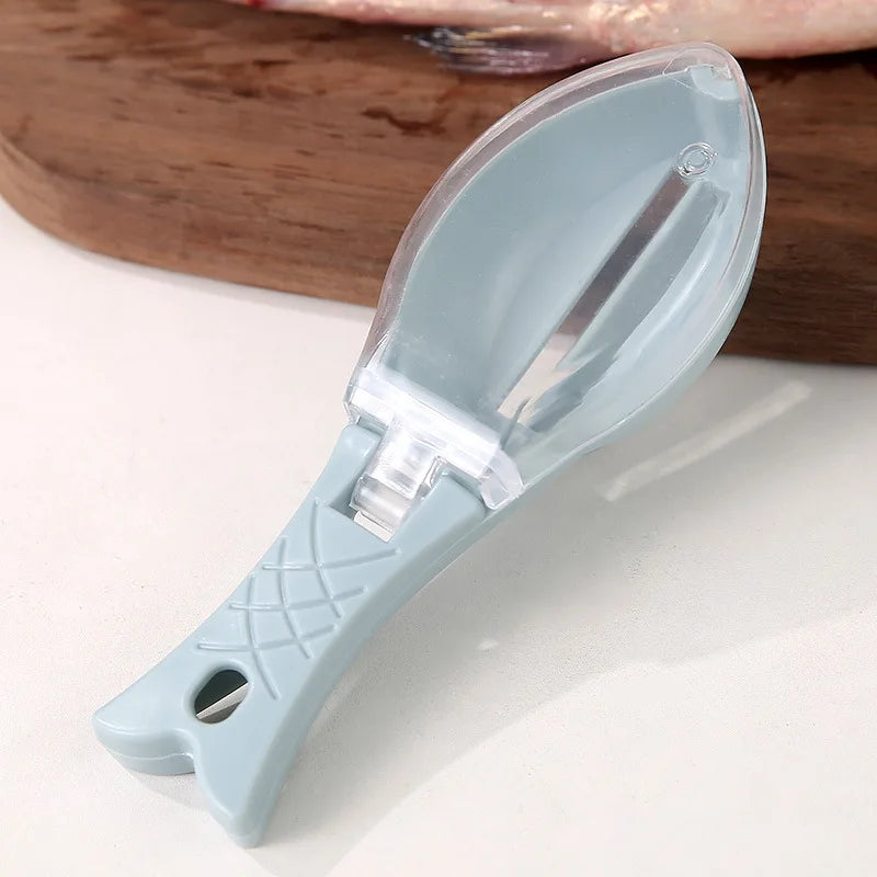 New Kitchen Accessories Cozinha Fish Scale Remover Knife Cleaning Peeler Practical Kitchen Supplies Cooking Home Gadgets.