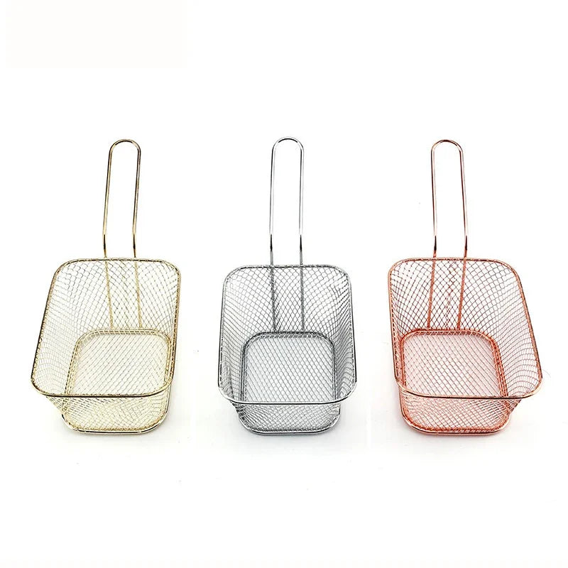 Mini Snack N' Fries Mesh Baskets.