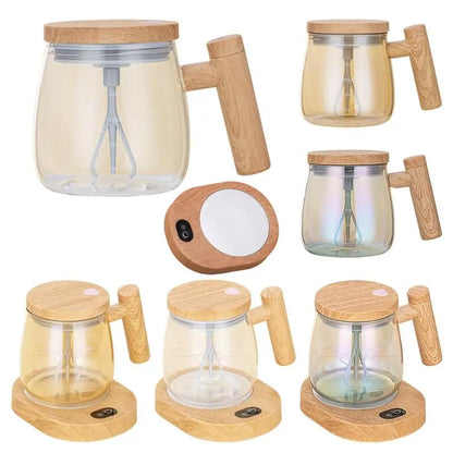 Self-Stirring Electric Coffee Cup with Protein Powder Mixing Function