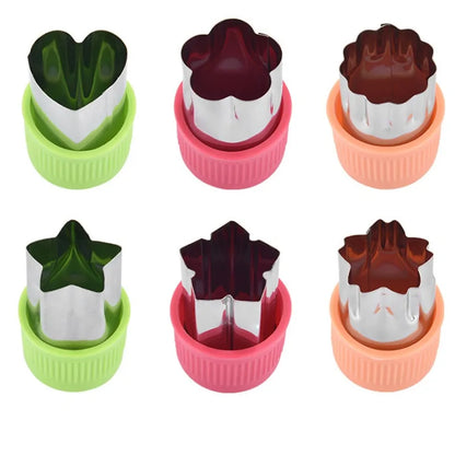 Plastic Handle Vegetable Cutter - Shapes