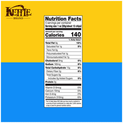 Kettle Chips Salt & Vinegar Potato Chips (15x5 Oz)-5