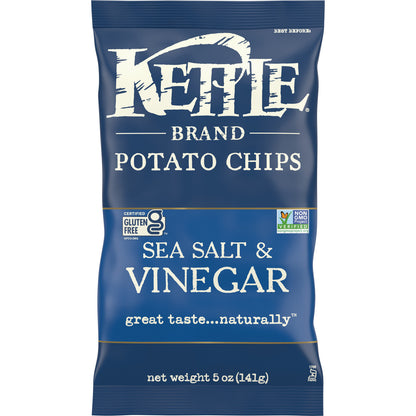 Kettle Chips Salt & Vinegar Potato Chips (15x5 Oz)-9