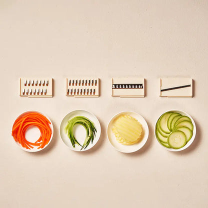 Multifunctional Vegetable Cutter - Basket and Brush Included