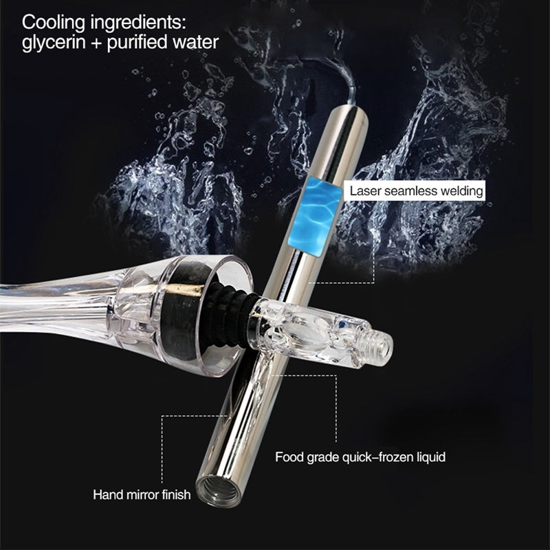 Stainless Steel Wine Bottle Cooler Stick with Leakproof Chilling Rod - Perfect for Wine and Beer Beverages