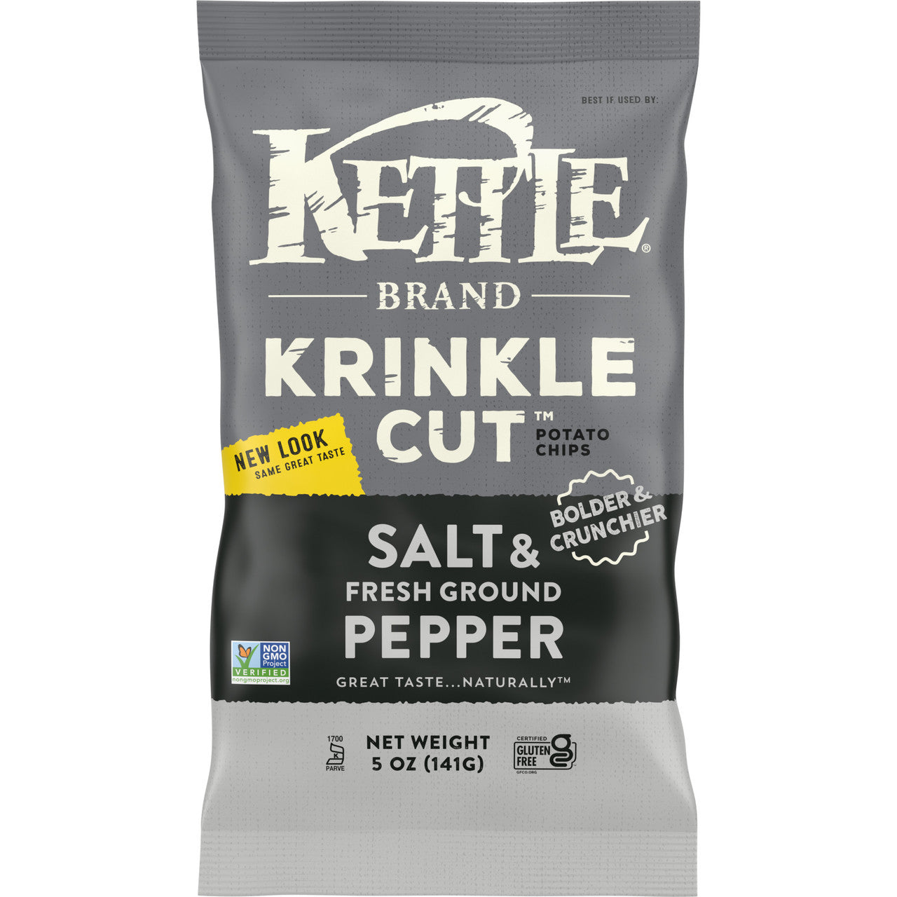 Kettle Chips Salt & Fr Pp Krinkle Chips (15x5 Oz)-7