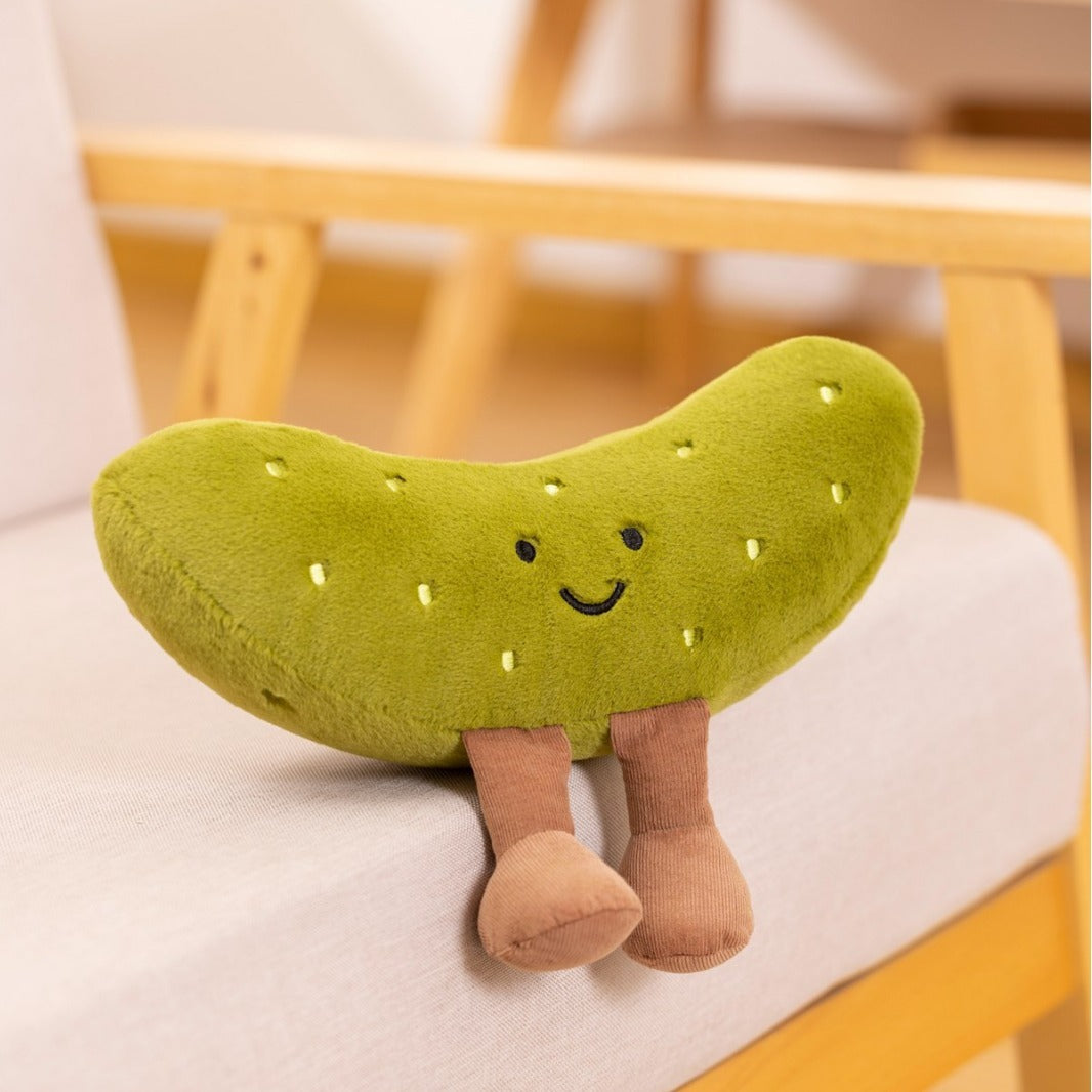 Plush Potato and Cucumber Toy - Cute Childrens Gift