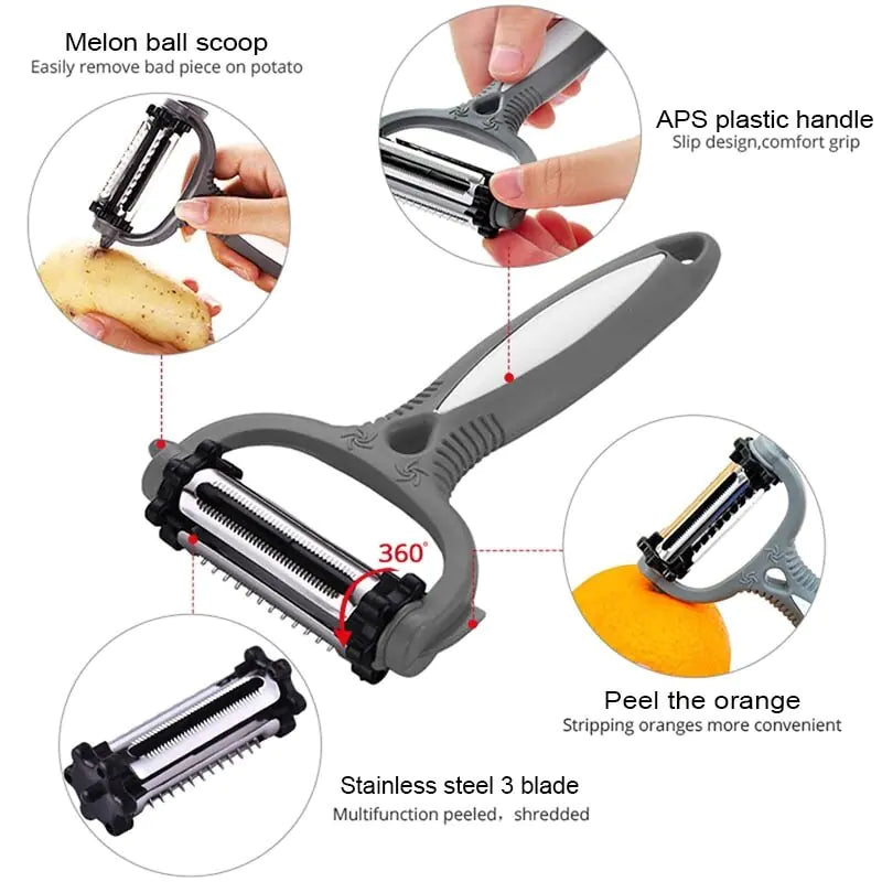 Multifunctional Kitchen Peeler - 3 in 1