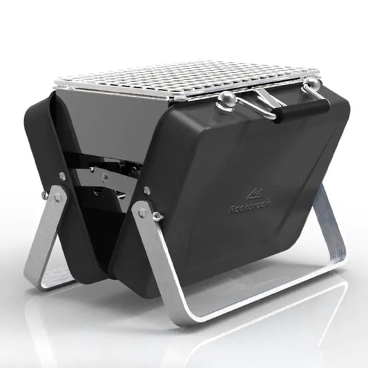 Camping BBQ Grill - Stainless Steel Charcoal